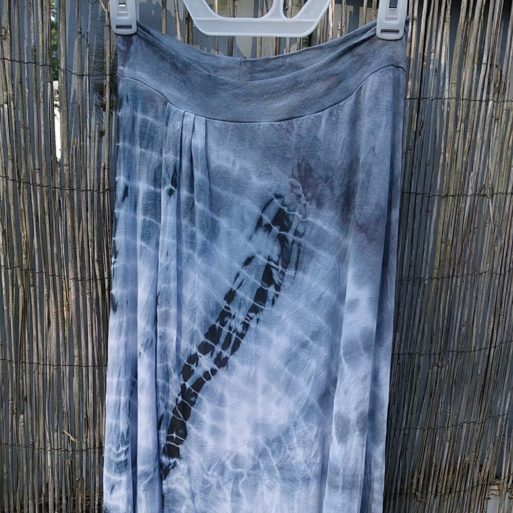 Love TanJane Tie Dye Convertible Maxi Skirt Dress Versatile Strapless Wrap Boho